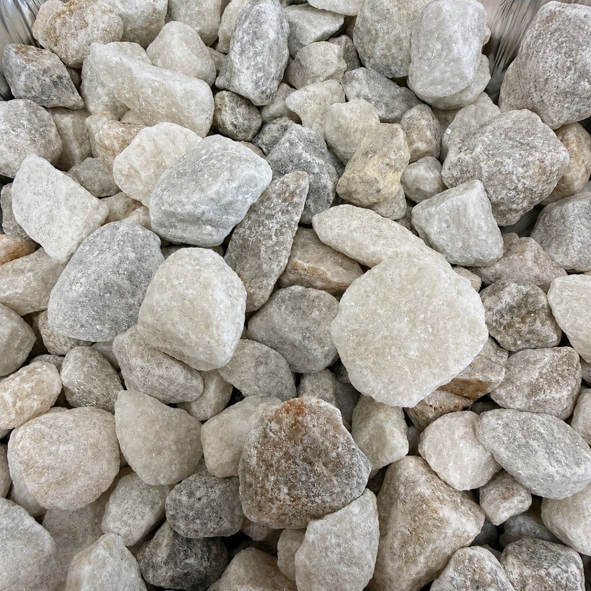 White Rock 3/4″ landscape material