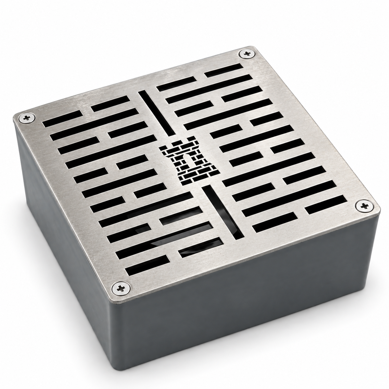 6 inch square stainless steel paver drain grate