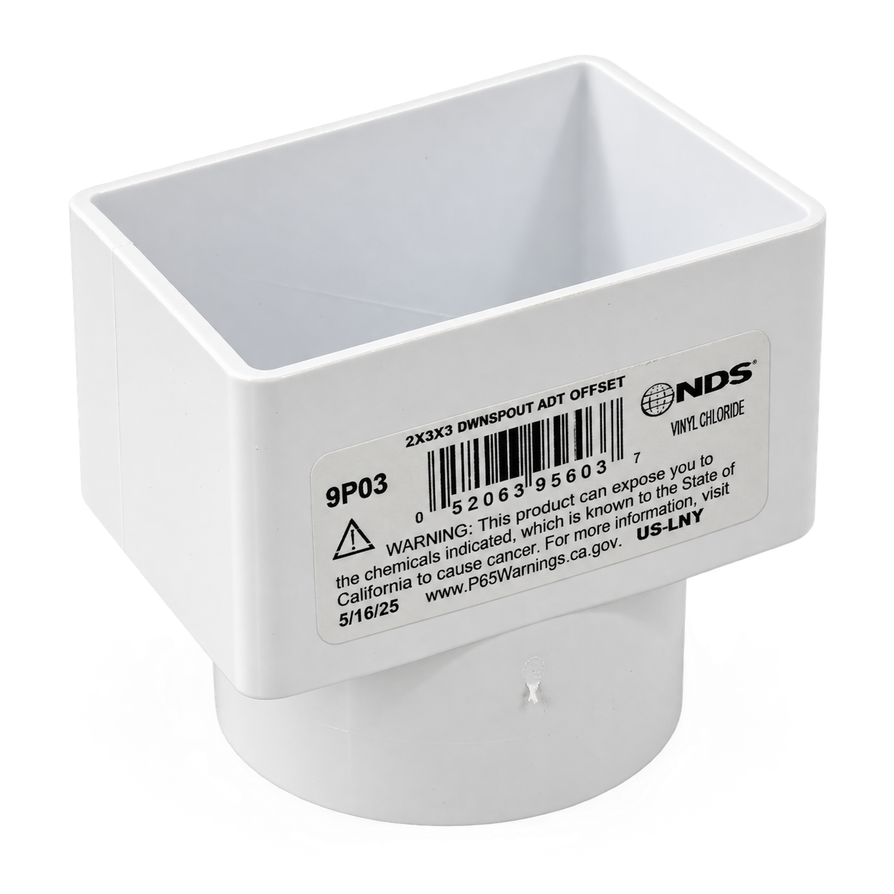 Offset downspout adapter