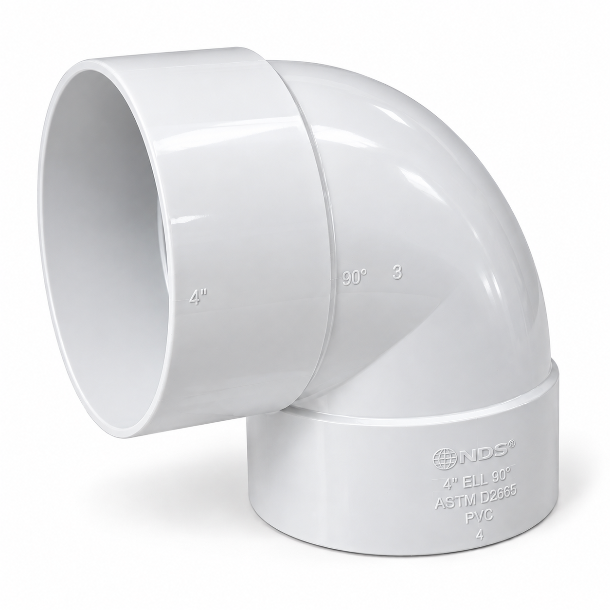 90 degree drain pipe elbow